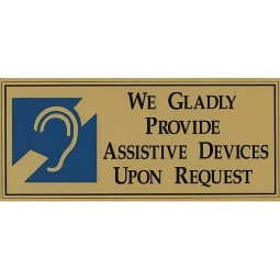 ADA Compliance Wall Sign