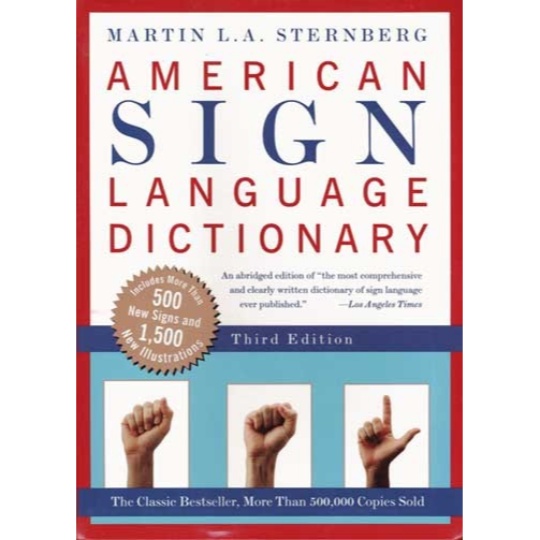 American Sign Language Dictionary Soft Cover