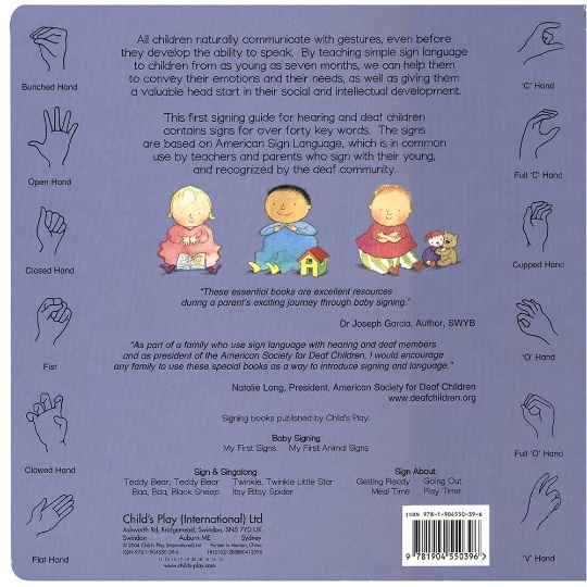 Baby Signing: My First Signs Board Book