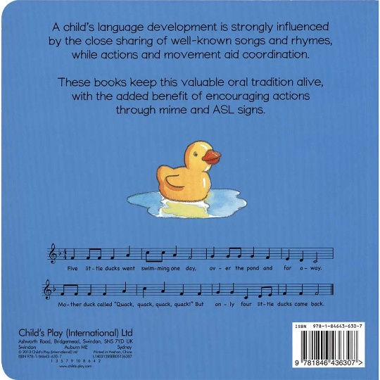 Hands-On Songs: Five Little Ducks Board Book