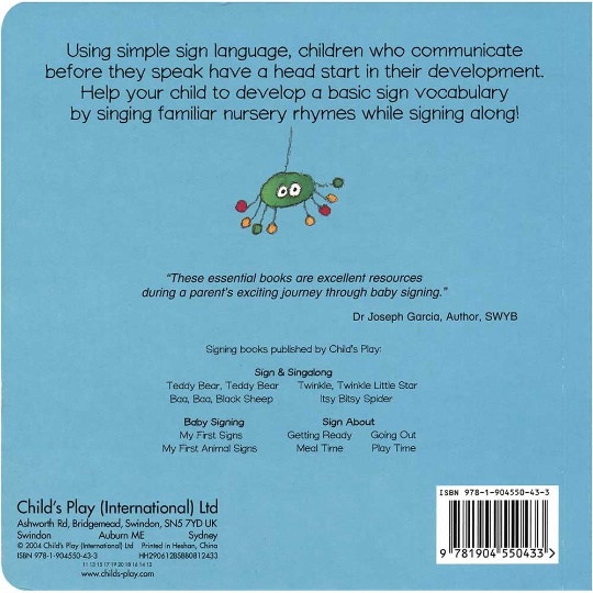 The Itsy Bitsy Spider: Sing Along With Me!