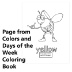 Signimalz Sign Language Colors and Days of the Week Book and Coloring Book Set