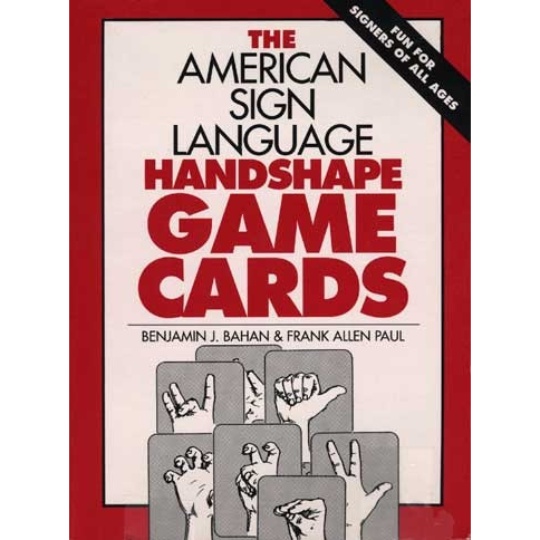 American Sign Language Handshape Playing Cards
