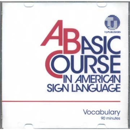 A Basic Course in American Sign Language Vocabulary DVD