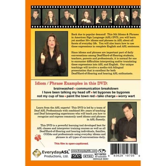Idioms & Phrases in American Sign Language Volume 5