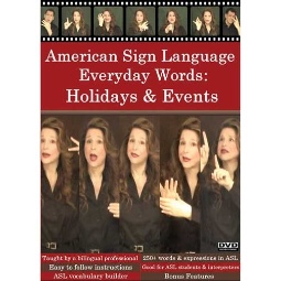 American Sign Language Everyday Words: Activities & Events DVD