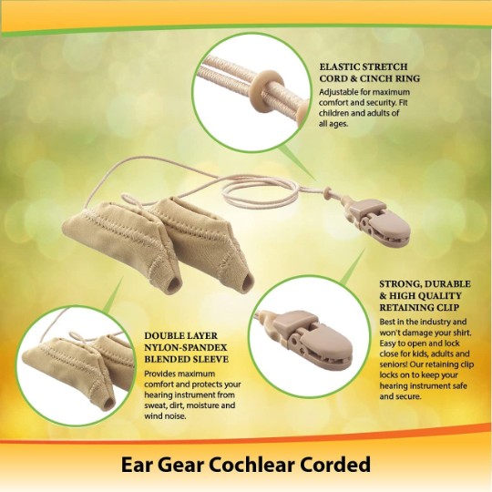 Ear Gear Cochlear Corded (Binaural) | Beige