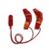 Ear Gear Cochlear M1 Corded (Binaural) | Orange-Red