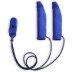 Ear Gear FM Corded (Binaural) | 2"-3" Hearing Aids | Blue