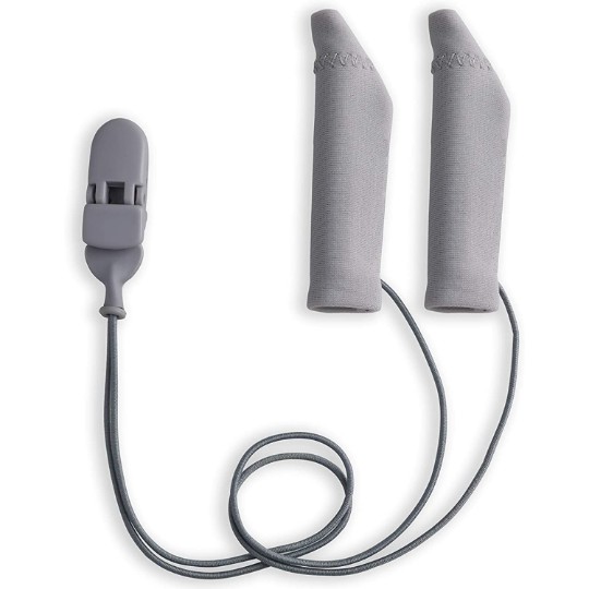 Ear Gear FM Corded (Binaural) | 2"-3" Hearing Aids | Grey