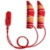 Ear Gear FM Corded (Binaural) | 2"-3" Hearing Aids | Orange-Red