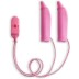 Ear Gear FM Corded (Binaural) | 2"-3" Hearing Aids | Pink