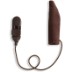 Ear Gear FM Corded (Mono) | 2"-3" Hearing Aids | Brown