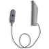 Ear Gear FM Corded (Mono) | 2"-3" Hearing Aids | Grey