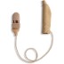 Ear Gear FM Corded (Mono) | 2"-3" Hearing Aids | Beige