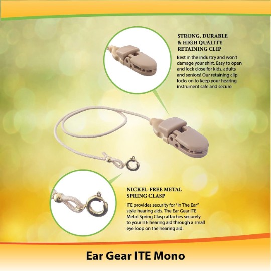 Ear Gear ITE Mono Corded| Beige