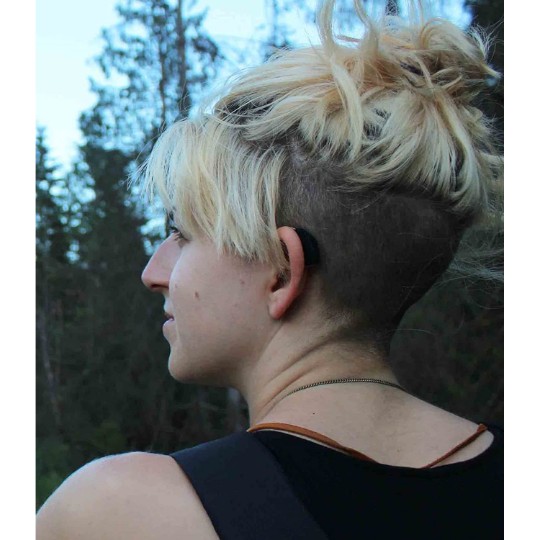 Ear Gear Micro Cordless (Binaural) | Up to 1" Hearing Aids | Camouflage