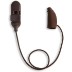 Ear Gear Micro Corded (Mono) | Up to 1" Hearing Aids | Brown