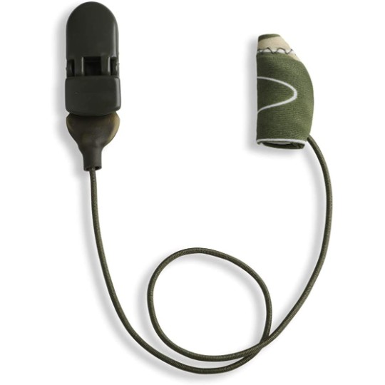 Ear Gear Micro Corded (Mono) | Up to 1" Hearing Aids | Camouflage