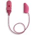Ear Gear Micro Corded (Mono) | Up to 1" Hearing Aids | Pink
