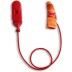 Ear Gear Mini Corded (Mono) | 1"-1.25" Hearing Aids | Orange-Red