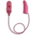 Ear Gear Mini Corded (Mono) | 1"-1.25" Hearing Aids | Pink