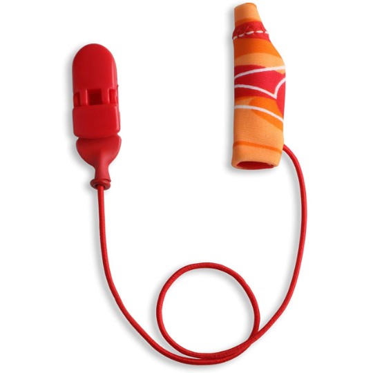 Ear Gear Original Corded (Mono) | 1.25"-2" Hearing Aids  | Orange-Red