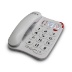Future Call Amplified 3 Picture Phone with 2-Way Speakerphone (White)
