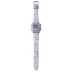 Global VibraLITE MINI Vibrating Watch with Purple Flower Band