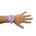 Global VibraLITE MINI Vibrating Watch with Purple Flower Band