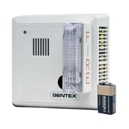 Gentex 7139 Hard Wired Wall Mount T3 Smoke Alarm with Backup