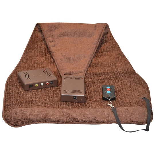 Audio Fox Undercover Brown Wireless TV Speakers