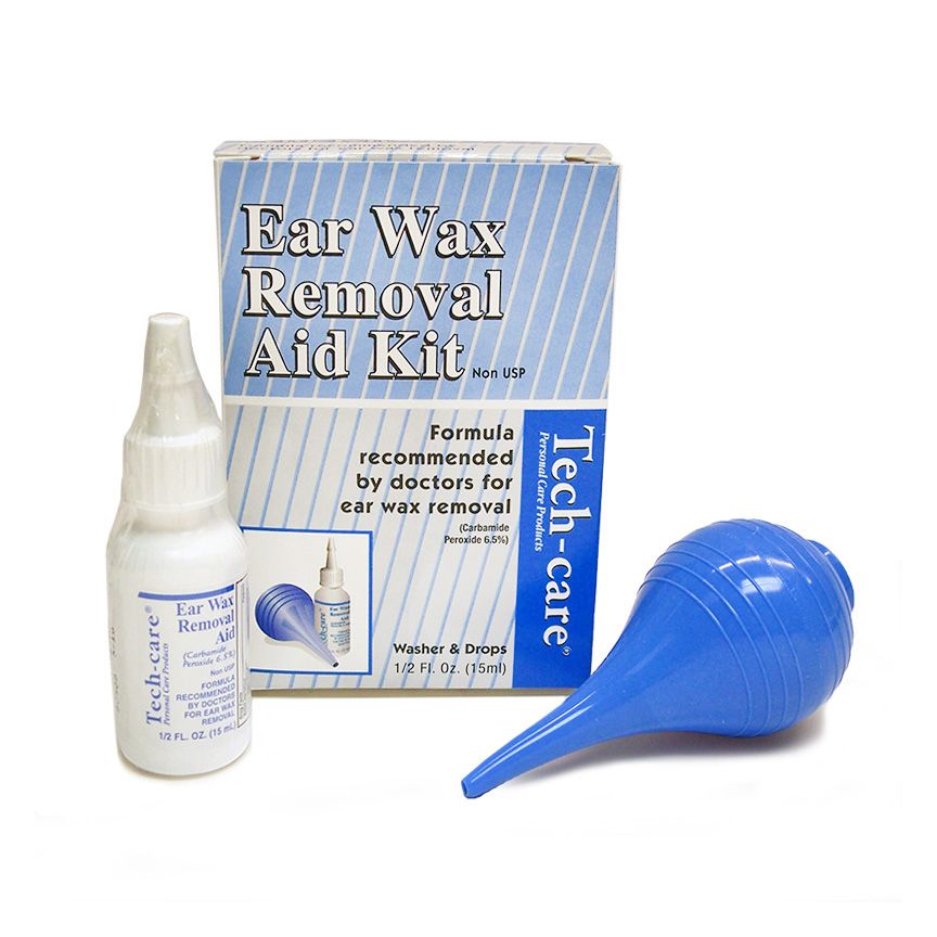 Tech Care Ear Wax Removal Aid Kit Ear Wax Removal Drops, Earwax Remover