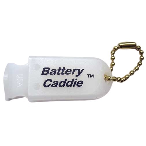 Hearing Aid Battery Caddie Holder Keychain Spare Battery Case