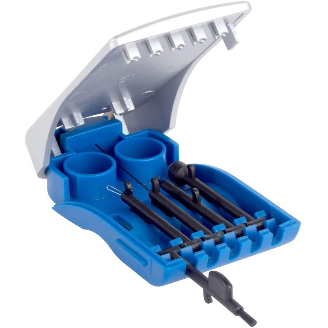 Ezy Dose Hearing Aid Cleaner Tool Kit 5in1 Brush, Tube Cleaner