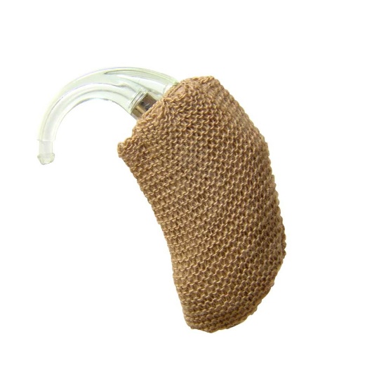 Hearing Aid Light Brown Sweatband - 2.125" Extra Large