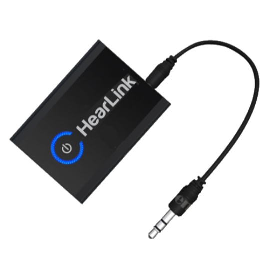 BeHear Now - TV Listening System for Two People.Two BeHear Amplified Headsets + one HearLink Transmitter