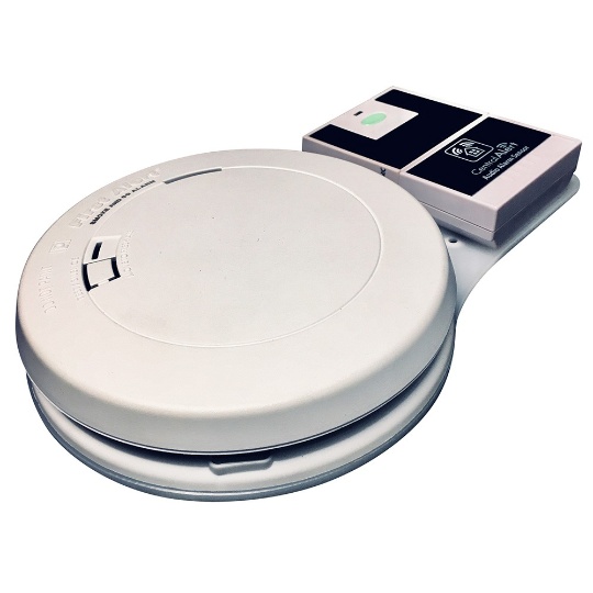 Serene CAFACO Smoke / Carbon Monoxide Detector with Audio Transmitter