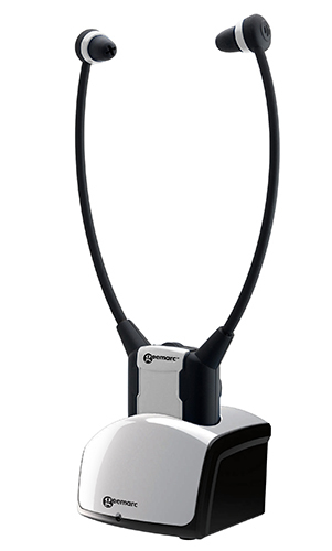 Geemarc CL7350 OPTI Stethoscope TV Listener Extra Charging Base and Headset