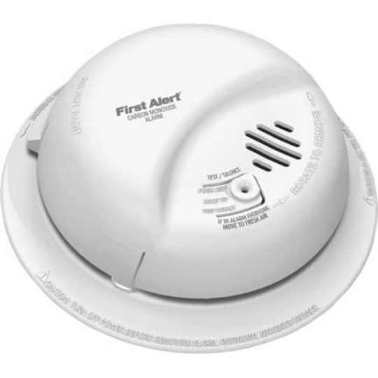 First Alert CO5120BN Hard-Wired Carbon Monoxide Alarm + SLED177 Strobe Light