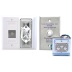 Loud Alarm / Strobe Doorbell Signaler with Button and Transformer