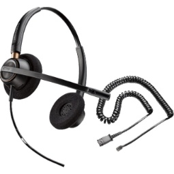 Plantronics HW520 EncorePro Noise-Canceling Binaural Headset with RJ9 Adapter