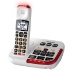 Panasonic KX-TGM420W Amplified Cordless Phone with Answering Machine and (1) Extra Handset