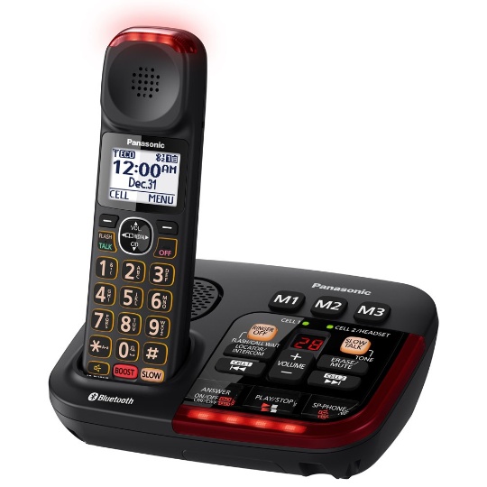 Panasonic Link2Cell KX-TGM430B Amplified Bluetooth Phone with (1) extra handset