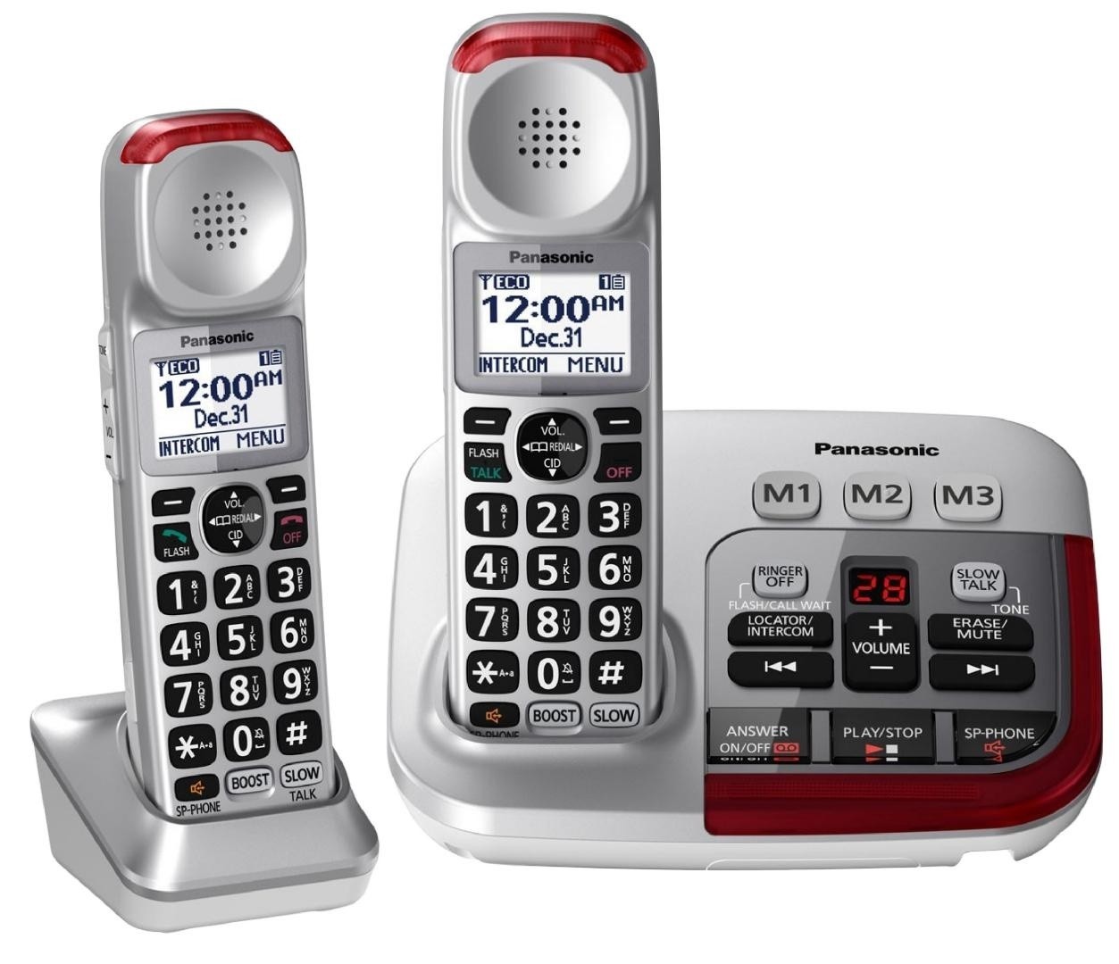 Panasonic KXTGM450S Amplified Phone with additional KXTGMA45S handset
