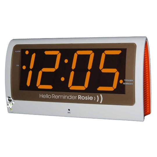 Reminder Rosie 25-Personalized Voice Alarm Talking Clock