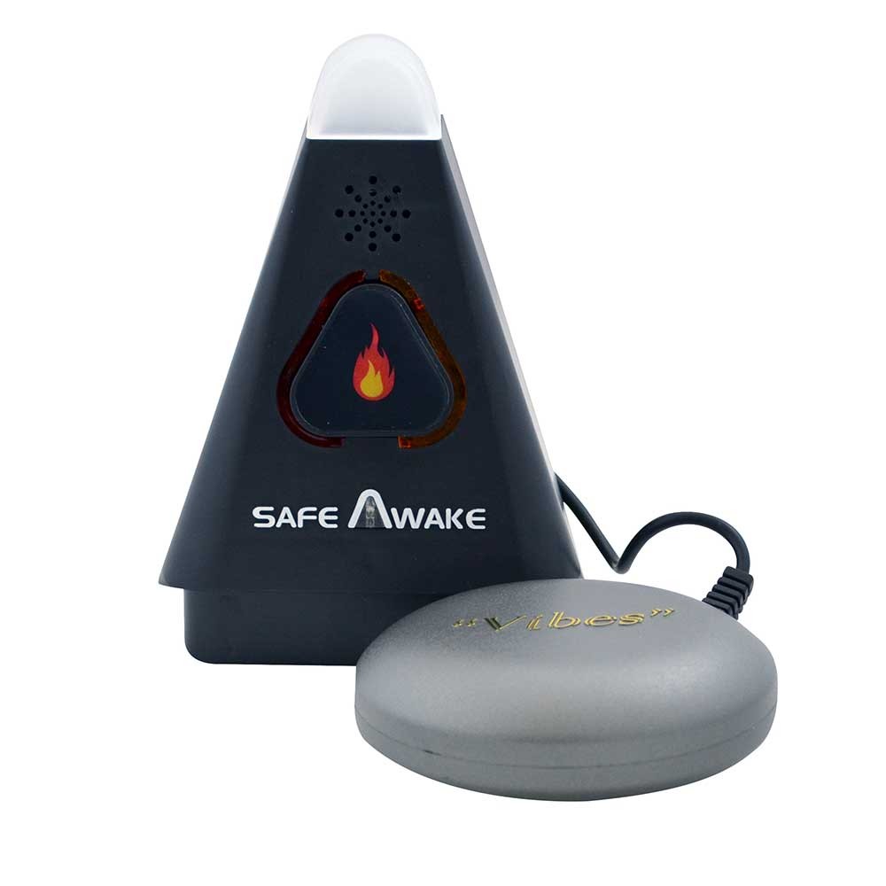 SafeAwake Plug In Smoke Alarm Aid with 520Hz Tone Works with T3 Smoke
