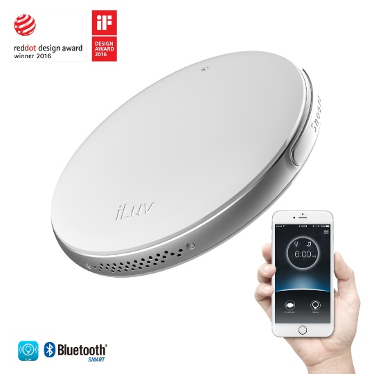 iLuv SmartShaker2 Bluetooth Bed Shaker- white