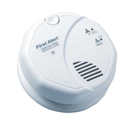 First Alert SC7010B Hard-Wired Dual Smoke & Carbon Monoxide Alarm + SLED177 Strobe