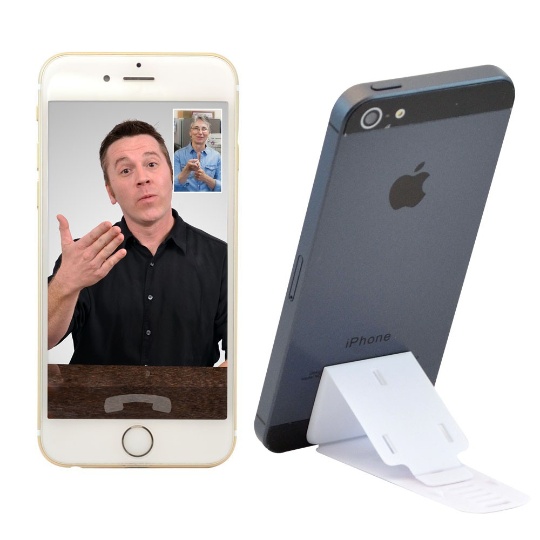 EZ Sign White Smartphone Stand - 2 Pack